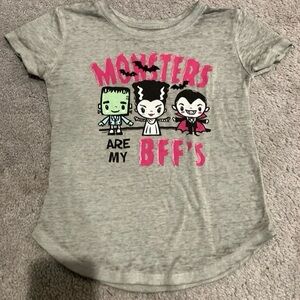 Universal Gray Kids Little Monster Friends Tee